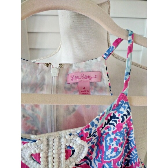Lilly Pulitzer Annabelle Samba‎ Capri Halter Top Preppy Women zip closure 4 - Picture 3 of 5